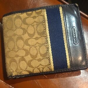 Vintage Coach Signature Men's Wallet
